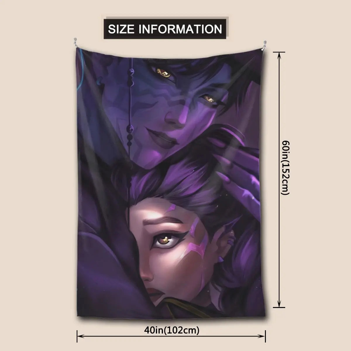 Demon District Wall Tapestry