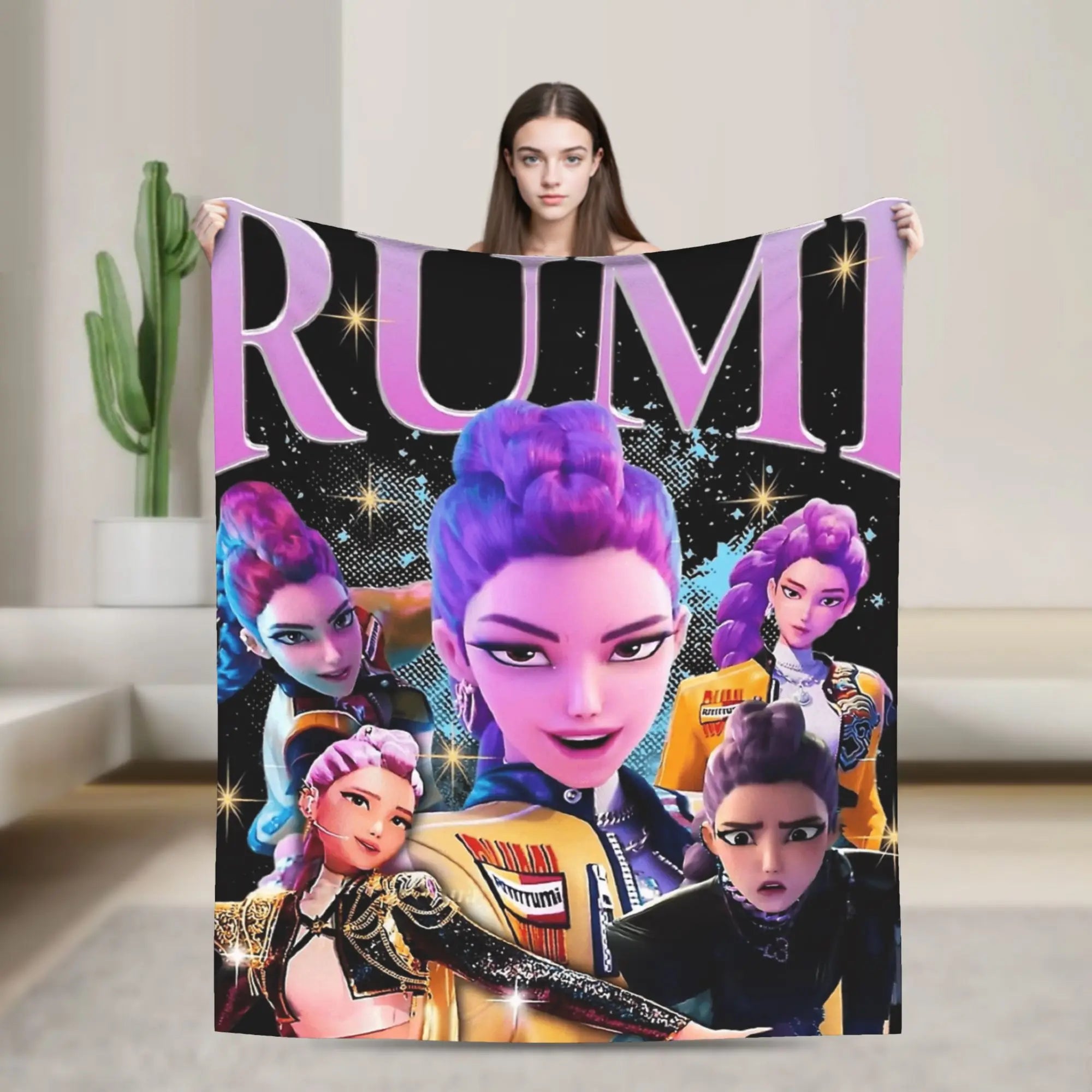 Demon District Flannel Blanket