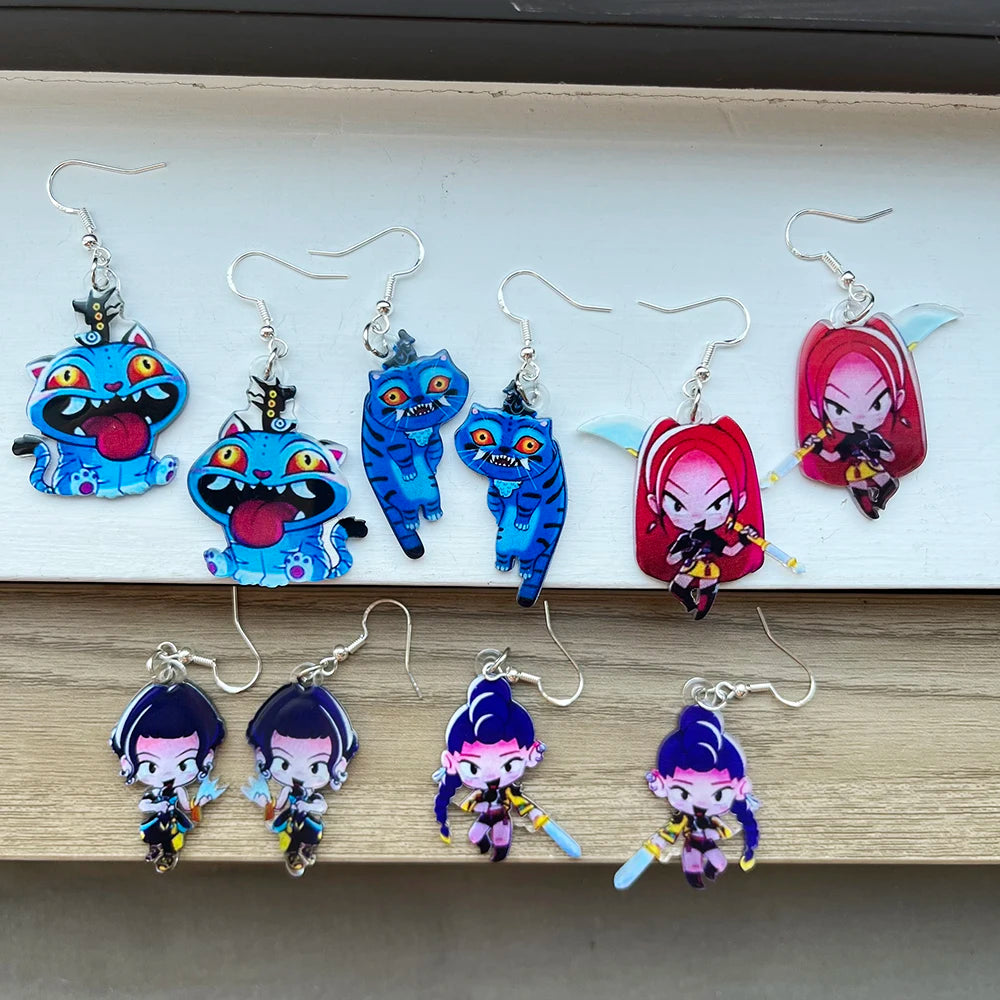 Demon District Acrylic Earrings