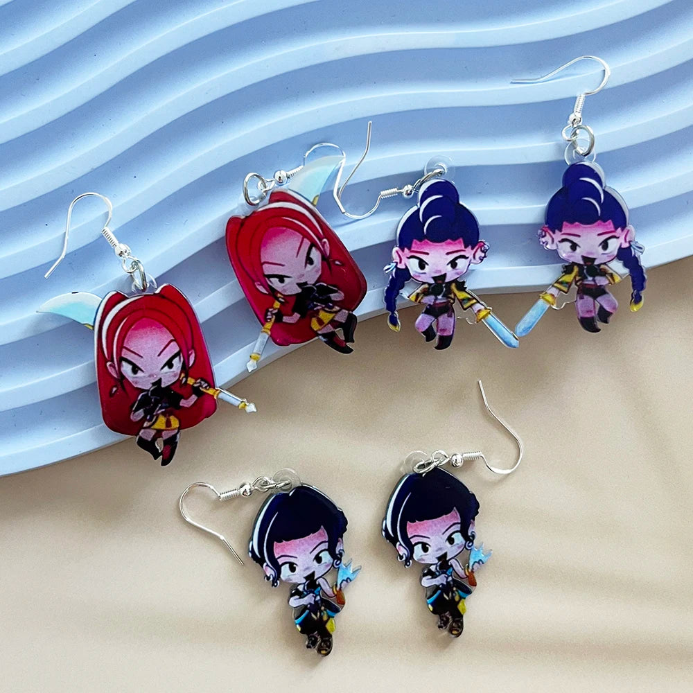 Demon District Acrylic Earrings