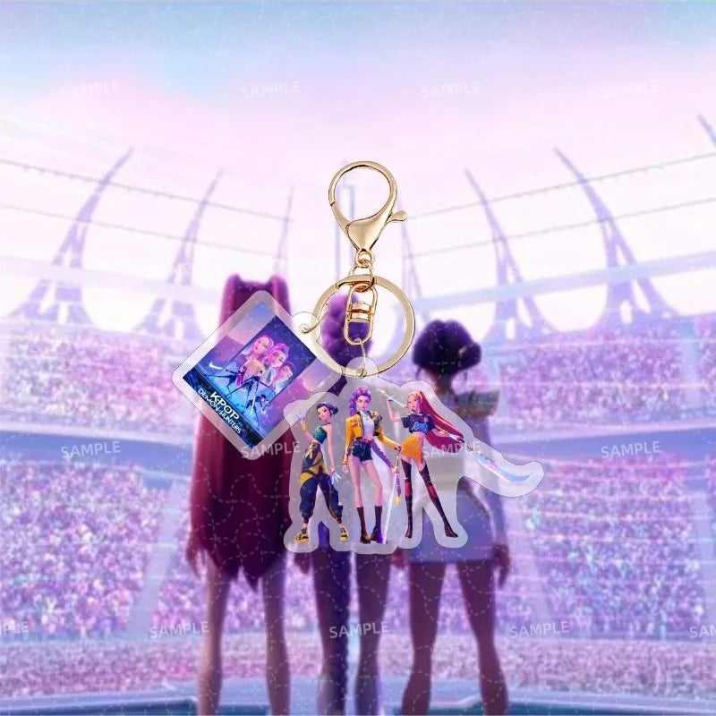 Demon District Acrylic Keychain