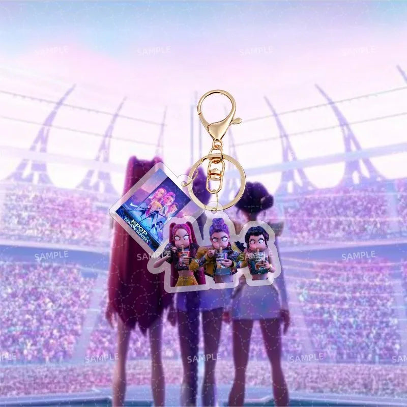 Demon District Acrylic Keychain