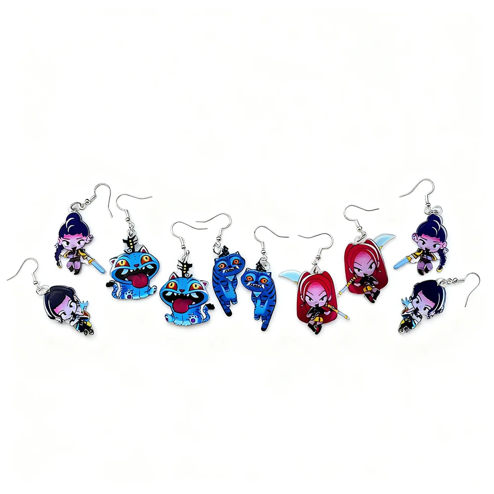 Demon District Acrylic Earrings