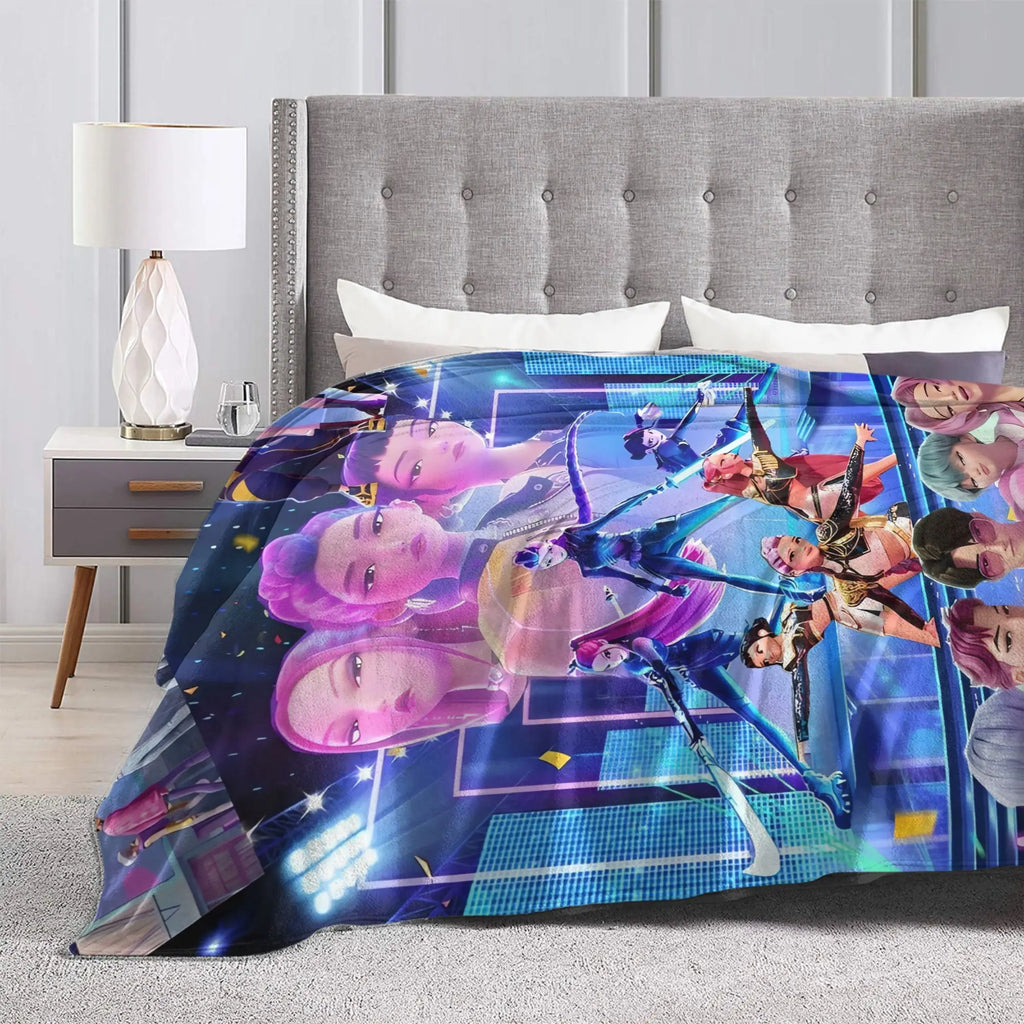 Demon District Flannel Blanket