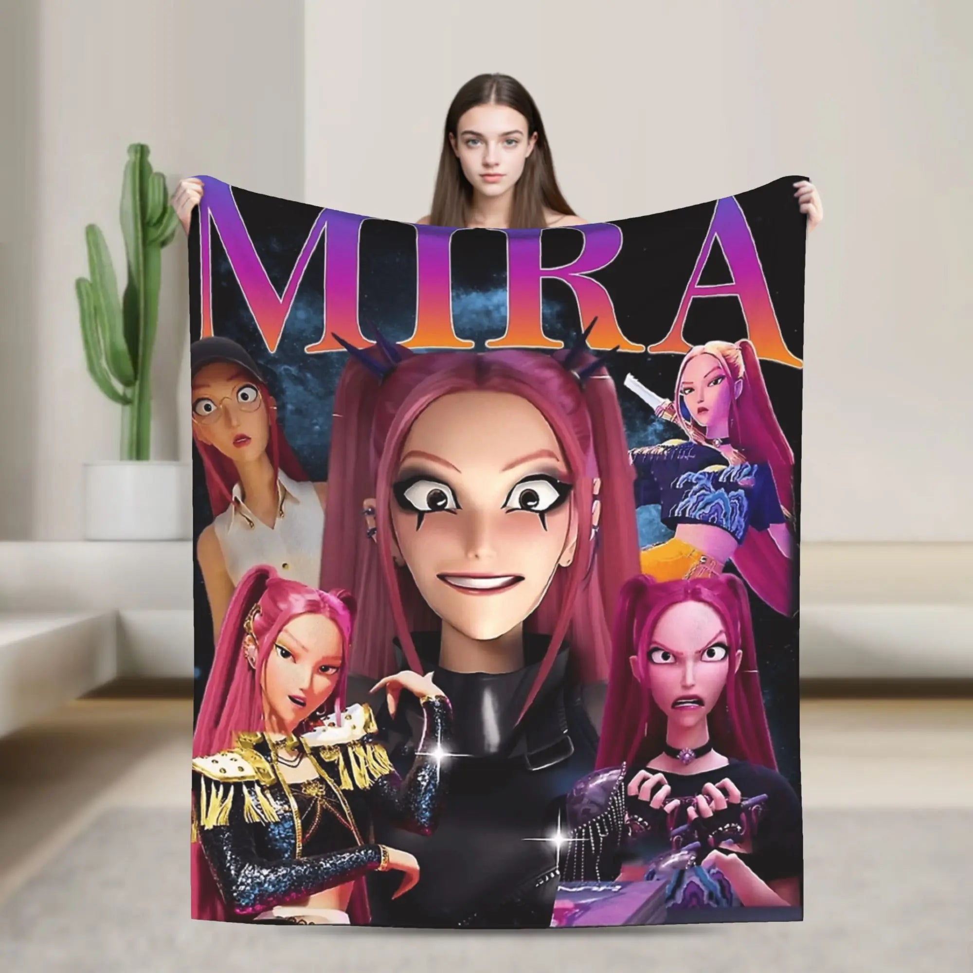 Demon District Flannel Blanket