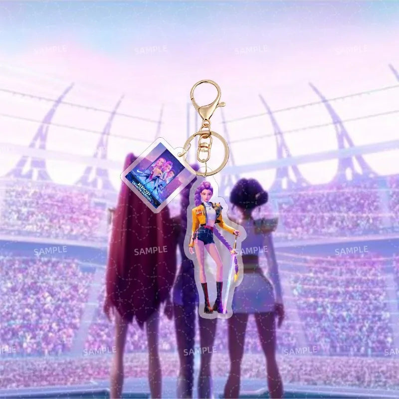 Demon District Acrylic Keychain