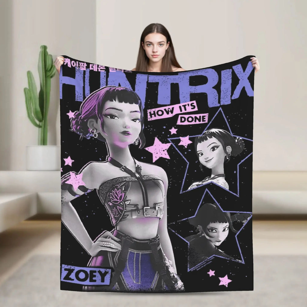 Demon District Flannel Blanket