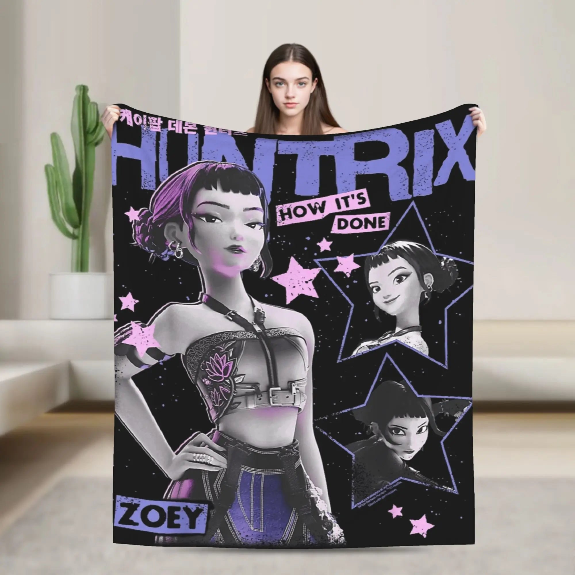 Demon District Flannel Blanket