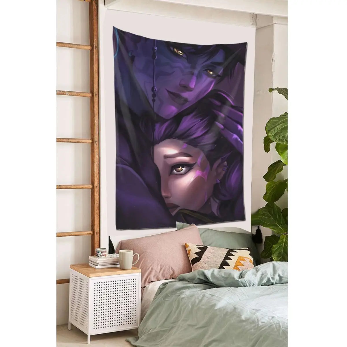 Demon District Wall Tapestry