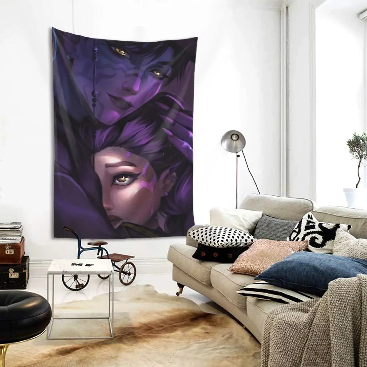Demon District Wall Tapestry
