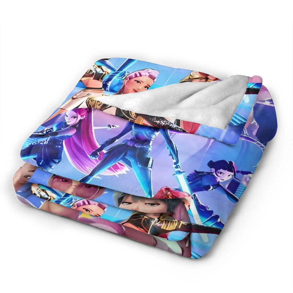 Demon District Flannel Blanket