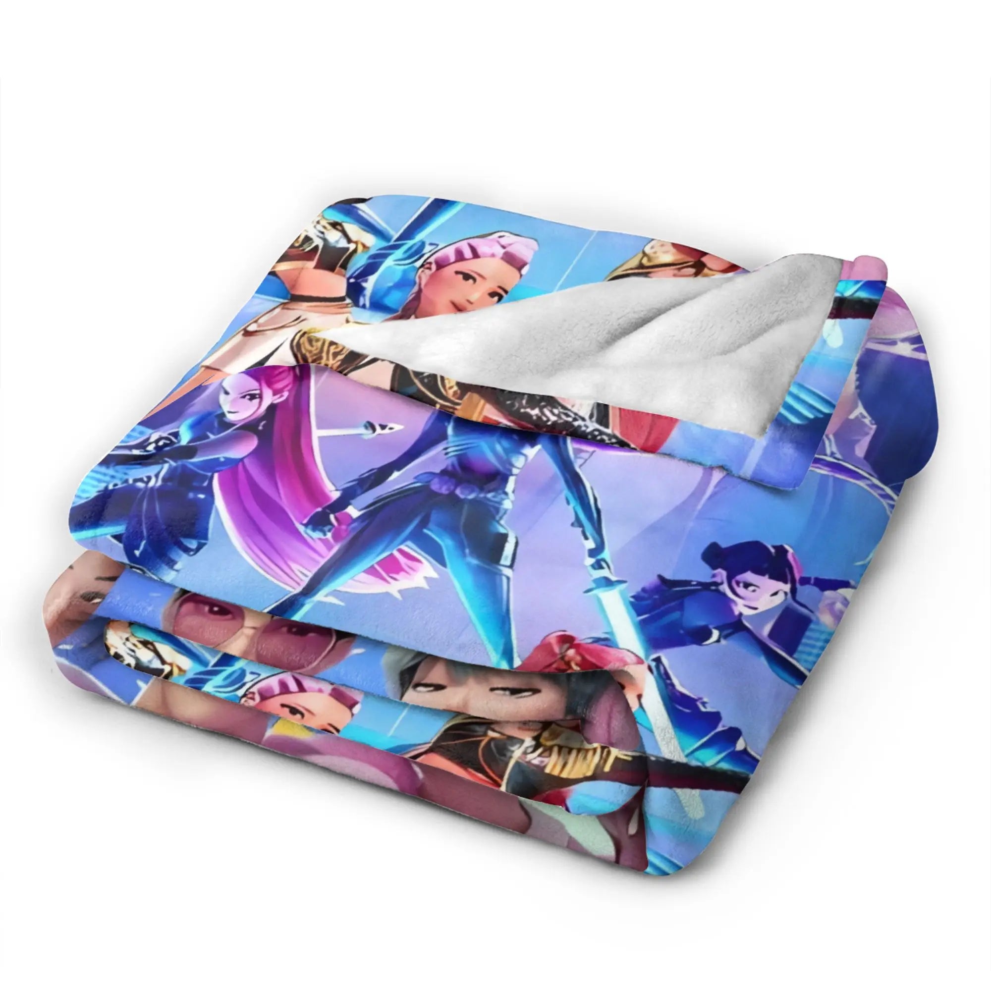 Demon District Flannel Blanket