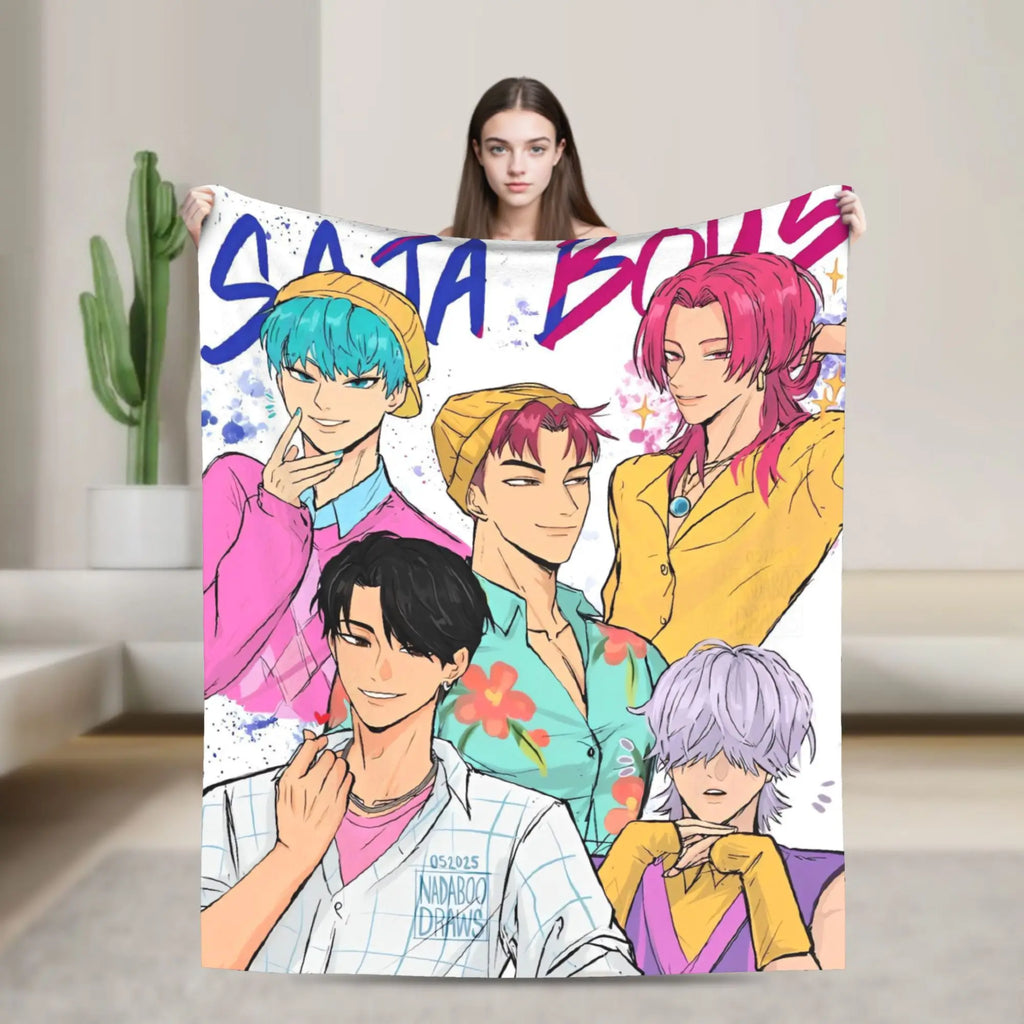 Demon District Flannel Blanket