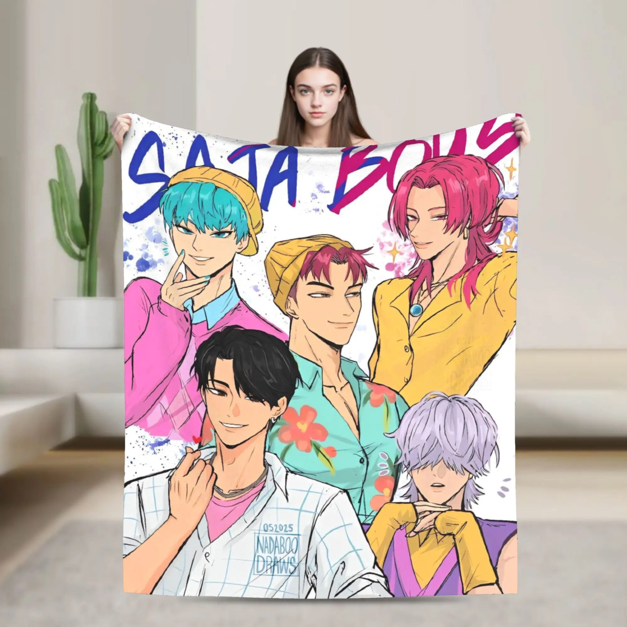 Demon District Flannel Blanket